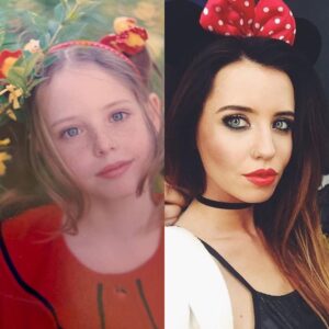 Nadya Dorofeeva Instagram - Правильно кажуть, що фундамент освіти, звичок, смаків - закладається в дитинстві . 
Дивлюся на те, як змінився мій стиль і ржу, бо ніяк 😂😂😂