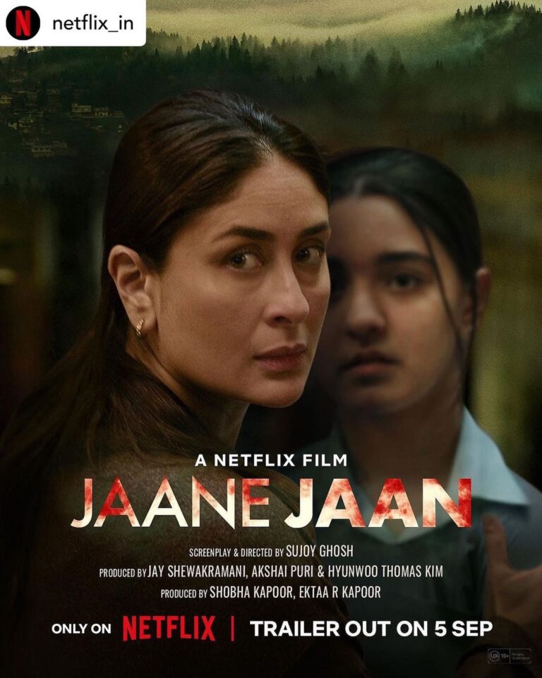 Naisha Khanna Instagram - The thrill is just around the corner.. and it’s coming to you in 3 days! #JaaneJaan trailer 🤍 3 days to goooo!!! #JaaneJaanOnNetflix @kareenakapoorkhan @jaideepahlawat @itsvijayvarma @sujoyghoshofficial @jayshewakramani @akshaipuri #ThomasKim #AvikMukhopadhyay @gauravbose_vermillion @12thstreetentertainment_film @nlfilms.india @krosspictures @saregama_official