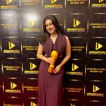 Naisha Khanna Instagram - finest young actress of the year, 2023🤍 thankyouu 🧿 👗- @the_adhya_designer #ootd #award #awardwinning #fashion #actor #awards #foryou #instagood #foryoupage JW Marriott Mumbai Sahar