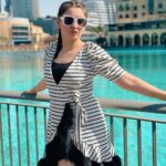 Naisha Khanna Instagram - 🤍☀️🖇️ wearing: @meeamifashion hair: @parasmakeover #dubai #uae #burjkhalifa #ootd Burj Khalifa,Dubai,U.A.E