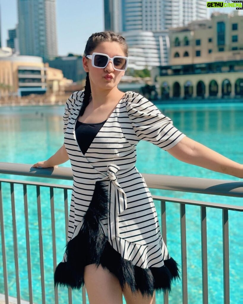 Naisha Khanna Instagram - 🤍☀️🖇️ wearing: @meeamifashion hair: @parasmakeover #dubai #uae #burjkhalifa #ootd Burj Khalifa,Dubai,U.A.E