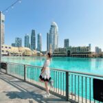 Naisha Khanna Instagram - 🤍☀️🖇️ wearing: @meeamifashion hair: @parasmakeover #dubai #uae #burjkhalifa #ootd Burj Khalifa,Dubai,U.A.E