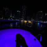 Naisha Khanna Instagram - following the light ✨ 👗- @meeamifashion #dubaimarina #marina #dubai #uae #ootn #dubainight Dubai Marina Yacht Club
