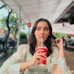 Naisha Khanna Instagram - living the coffee moment after a hectic shoot day 🤎 #coffeegram #coffeetime Tim Hortons