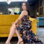 Naisha Khanna Instagram – 🖤🐆

Wearing : @meeamifashion 
#collab #ootd