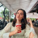 Naisha Khanna Instagram - living the coffee moment after a hectic shoot day 🤎 #coffeegram #coffeetime Tim Hortons