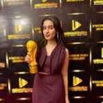 Naisha Khanna Instagram - finest young actress of the year, 2023🤍 thankyouu 🧿 👗- @the_adhya_designer #ootd #award #awardwinning #fashion #actor #awards #foryou #instagood #foryoupage JW Marriott Mumbai Sahar