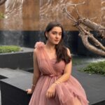 Naisha Khanna Instagram - adore you🎀💗 👗: @riyasharedalal.label @_dipesh_ahuja___ Grand Hyatt Mumbai