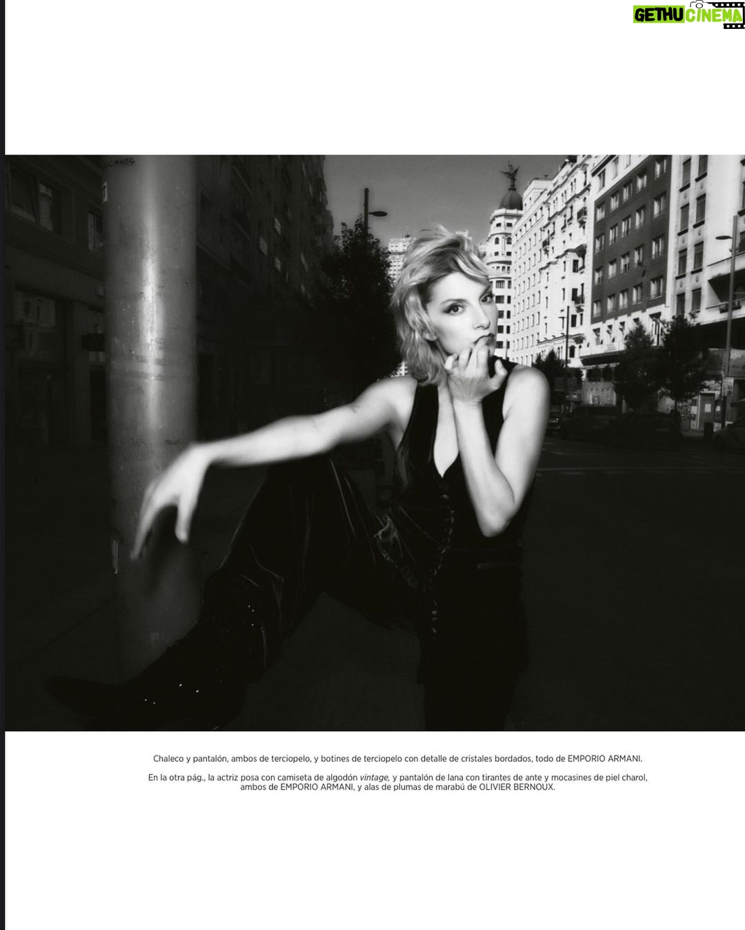 Najwa Nimri Instagram - @javier_biosca @giorgioarmani 💋💋@harpersbazaares @raquelalvarezdiaz_ @cristerron #giorgioarmani #harpersbazaares