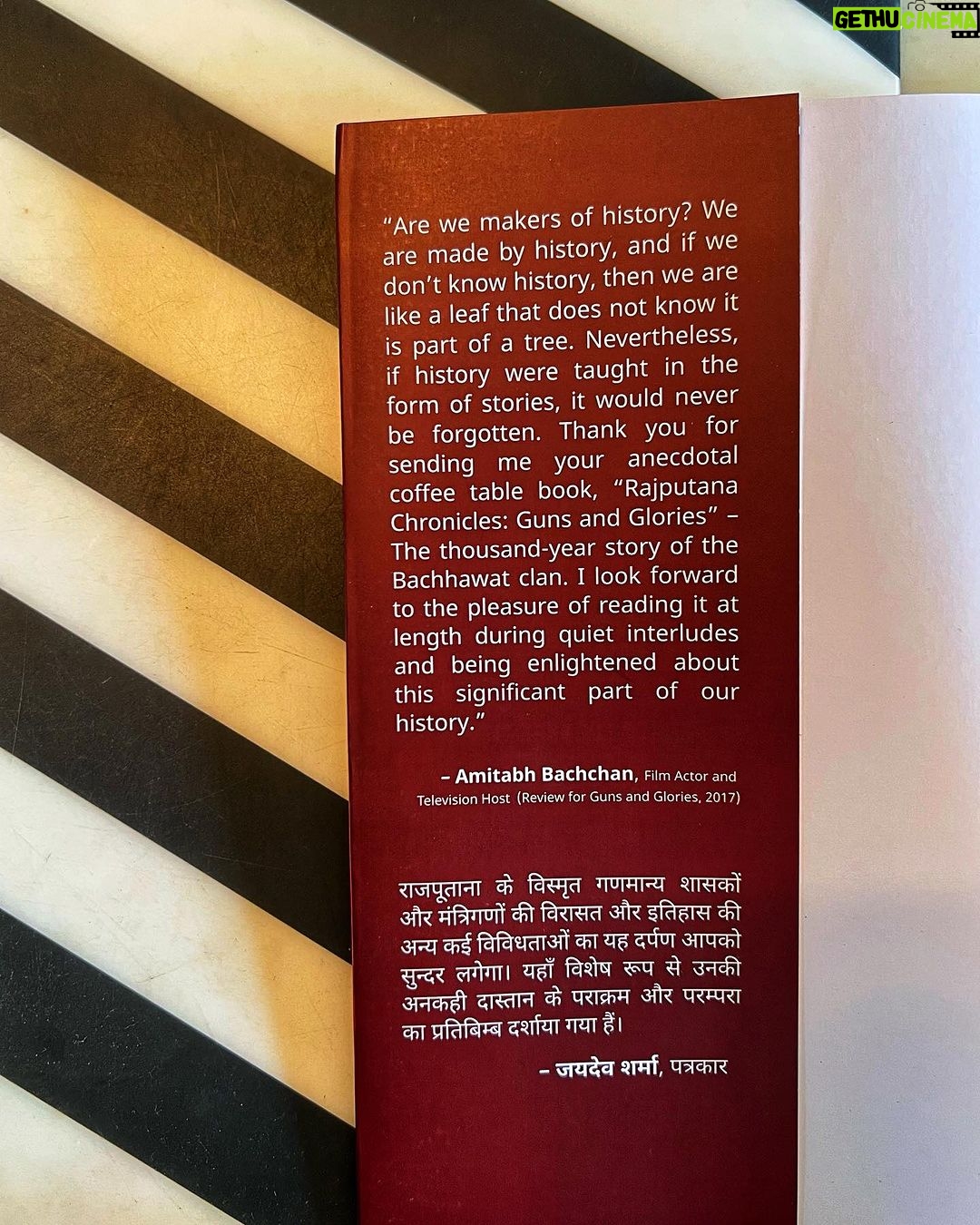 Nakuul Mehta Instagram - This morning was spent in the very distinguished company of some home made poha, Italian cappuccino and my retired veteran’s FIRST COPY of his Hindi adaptation of his coffee table book, ‘Guns And Glory, Rajputana Chronicle’ -> Parakram Aur Parampara! For someone who begins his work day at 5 am everyday, come rain or shine, addressing him as retired may not be entirely factually correct. I’ve seen him over the past two decades most passionately drown himself in his research and quest of finding & authenticating stories which are gloriously captured in this book. To anyone who is a history aficionado or is drawn to stories from the yore, this must be owned and preserved. I invite you to share my old man’s work of passion and it would mean so much to us if you did decide to give his book a read. @captain_pratap_mehta …………. The book, *Parakram aur Parampara* (Hindi), are historical memoirs of the lesser known rulers and nobles from Rajputana, with their culture and heritage is available at the Notion Press / Amazon online store. Link in my BIO