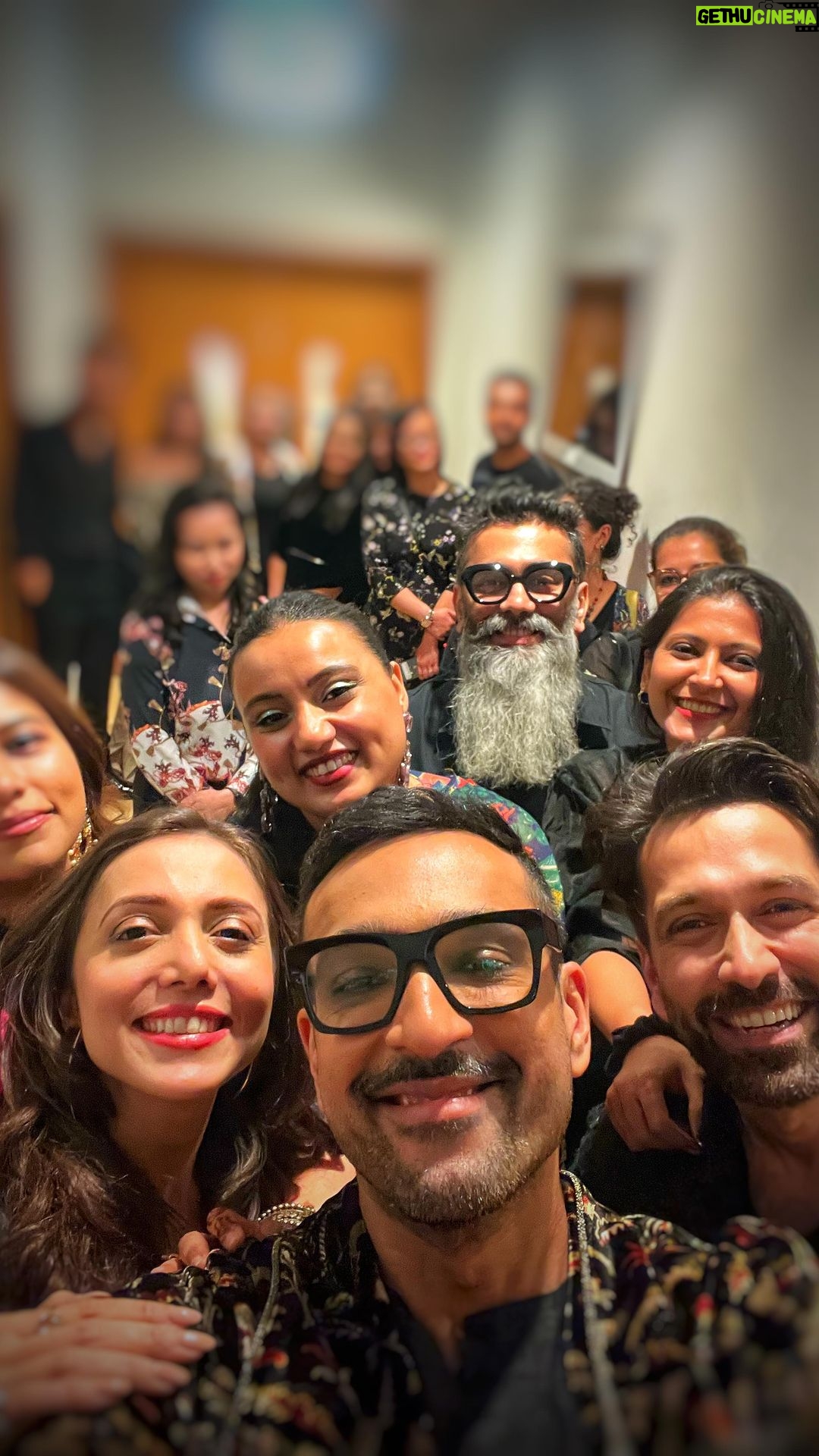 Nakuul Mehta Instagram - It’s been less than a week to this beautiful day at the Dubai Opera where we could collectively celebrate the magic of Sethi Saab! For anyone who knows me would know that Ali’s music has been a constant through the last few years. On low days given me hope and on brighter days given me my own BGM 🎶 Ali has been part of every major work I’ve done in the last couple years. He has been playing in my ears before some beautiful scenes we attempted on Bade Achhe and on days I made sure the entire set heard him cause what’s life without rhythm and poetry. It was only apt that when his concert dates came out earlier in the year, @jank_ee and I jumped at the venue which what’s closest home. @amritasaluja01 came to the party without a second thought and made some beautiful clothes for all of us to make the occasion our own Diwali before Diwali or as she calls it #AliWaliDiwali ! @nishchaygogia who probably is still in his sampling stage of Ali’s music decided to go ahead with our mad enthusiasm and took a flight just to so that he could experience Ali with us (which is another experience I promise) @alisethiofficial thank you for these memories, for your generosity and mostly for your music ❤️ P.S. My lungs nearly exploded jamming to Ali! Listen to it at your own peril.😃