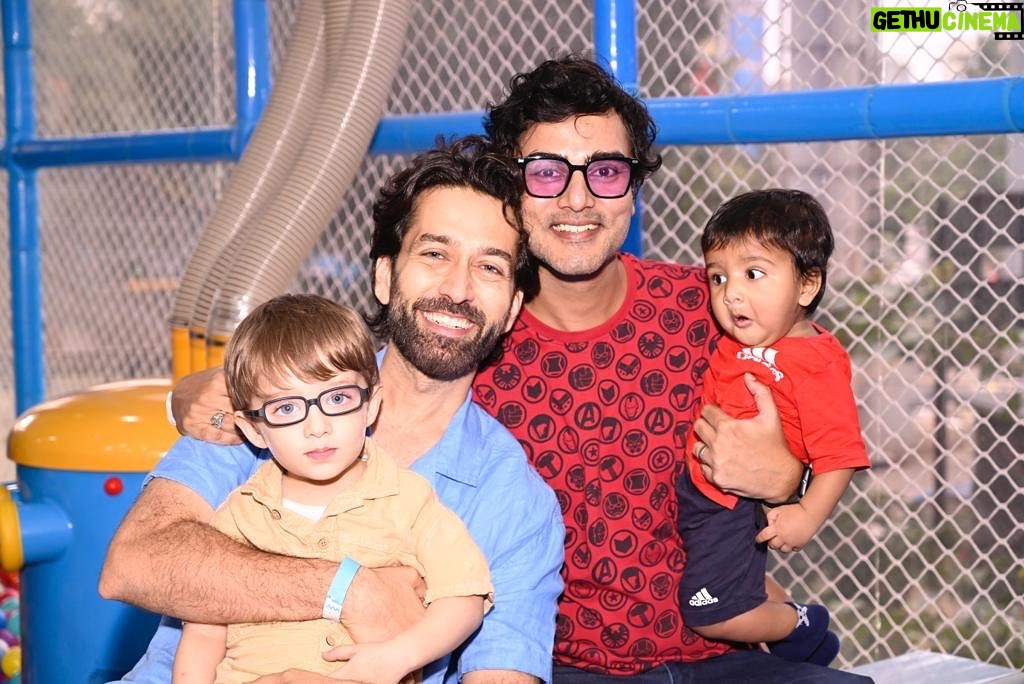 Nakuul Mehta Instagram - I’ve spent my whole life (32 months to be accurate) hearing stories about the great love my Dadda & Al chachu have for each other. Not the filmy, Jai Veeru types but in the more real, be there through life’s up & downs & sharing of each others crazies & constantly pushing each other to be better and living by example types. Can’t believe now that little Zi is a YEAR OLD (would you believe it) him & I have this great good fortune of further strengthening this great bond by being true friends and taking care of each other. I know I know @ziaan.ds that this may feel overwhelming on days and you may feel it’s a bit much for our gentle shoulders.. but I want you to know that I’ve got your back. Today & tomorrow. Anyway, it’s your birthday today so no heavy talk. Be cool & love you 🫶