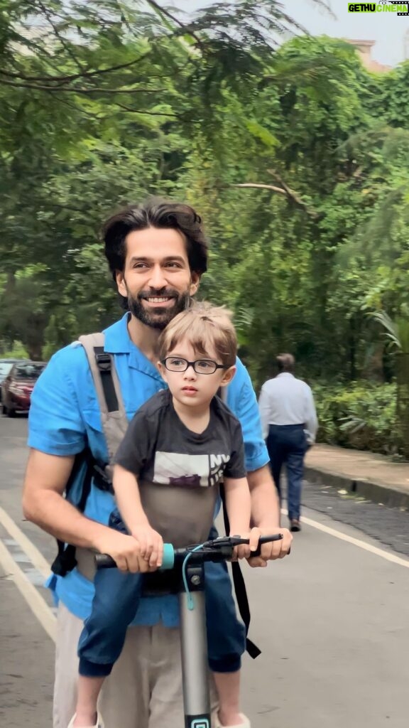 Nakuul Mehta Instagram - Sufi has always been a Mumma’s boy but being his primary caregiver can at times get hard and challenging. As Sufi has been growing up, my single main wish was for him to develop a strong, unbreakable bond with his Dadda. I wanted Sufi to realise that even when I wasn’t around, Dadda could take excellent care of him and at the same time, I wanted Nakuul to experience the joy of single-handedly doing everything for our baby. In the past few weeks, I have witnessed this transformation happen in front of my eyes. Ever since Nakuul wrapped up his television show, he’s been making every effort to be there for Sufi, from morning till night— whether it’s brushing, bathing, feeding, school pickups, nap times, or trips to the park. You name it, he’s done it! My proudest moment was when I interrupted their playtime in his room last week, and Sufi told me, ‘Mumma, GO.’ At first, it surprised me, but then I realized that Sufi now feels so secure and comfortable with Dadda that my absence doesn’t faze him. His Dadda has become his rock! I think I’m finally ready for that long, solo vacation I’ve been dreaming of 😍😍