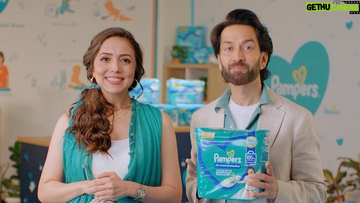 Nakuul Mehta Instagram - Jab sab dekh liya, toh maan bhi liya! Pampers All Round Protection gives our Sufi protection from rashes and leakage and a peaceful night of sleep. Ab bacchein ke saath hum parents bhi so paayenge… poori raat! Watch to see the proof that we experienced firsthand! #DekhKeHiMaanenge