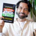 Nakuul Mehta Instagram - I come to you with NOT just a book recommendation but a peek into one of the finest young minds of our country who has through his ever expansive vision, phenomenal leadership skills and above average sense of humour built an organisation @iimunofficial (which we love with all our hearts) which has & will continue to create global leaders for our nation! #NothingButTheTrue is an account of @rishabhshah2012 ‘s experiments with truth with some distinguished leaders, head of states, once in a generation artists and sportspersons distilled through his very unique mind and voice! I spent the last week in Uttarakhand reading his delightful book and I strongly recommend you to preorder your copy on Amazon. Happy birthday Brohmulus, RS ❤️ You make me so proud. Thank you for sharing your labour of love and years of learning’s through this absolutely riveting book.
