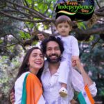 Nakuul Mehta Instagram – Early Independence Day Celebrations with our Nanha Munna Rahi! Jaihind 🇮🇳

P.S. – Let me spill the beans !! This started as a jamming session between Mumma & Baccha, but as soon as Sufi spotted Nakuul with the camera, he decided to dodge the frame and do exactly what his Dadda was doing. 📸🌟 

It turns out, you can’t really plan when you’ve got a toddler ruling the house! 

After a couple of earnest attempts, we surrendered to Sufi’s creative spirit.
This little boy was on cloud nine, perched on his Dadda’s lap, capturing Mumma’s candid moments and singing his fave tune in fragments alongside 🎶

The takeaway- 
Sometimes, despite all the plans in your head, it’s just wise to let the little ones lead the way whilst you embrace their excitement and curiosity in each moment.

From the moment we let him take over, this transformed into the most joyous activity for all three of us. 

So, here’s to going with the flow, following their lead, and creating memories that are messy, spontaneous, and absolutely wonderful. 🎉

#happindependenceday