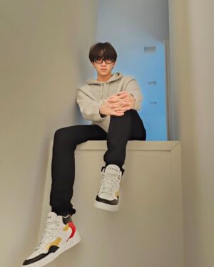 Nam Yoon-su Instagram - 🤓.
#CELINEBYHEDISLIMANE #광고