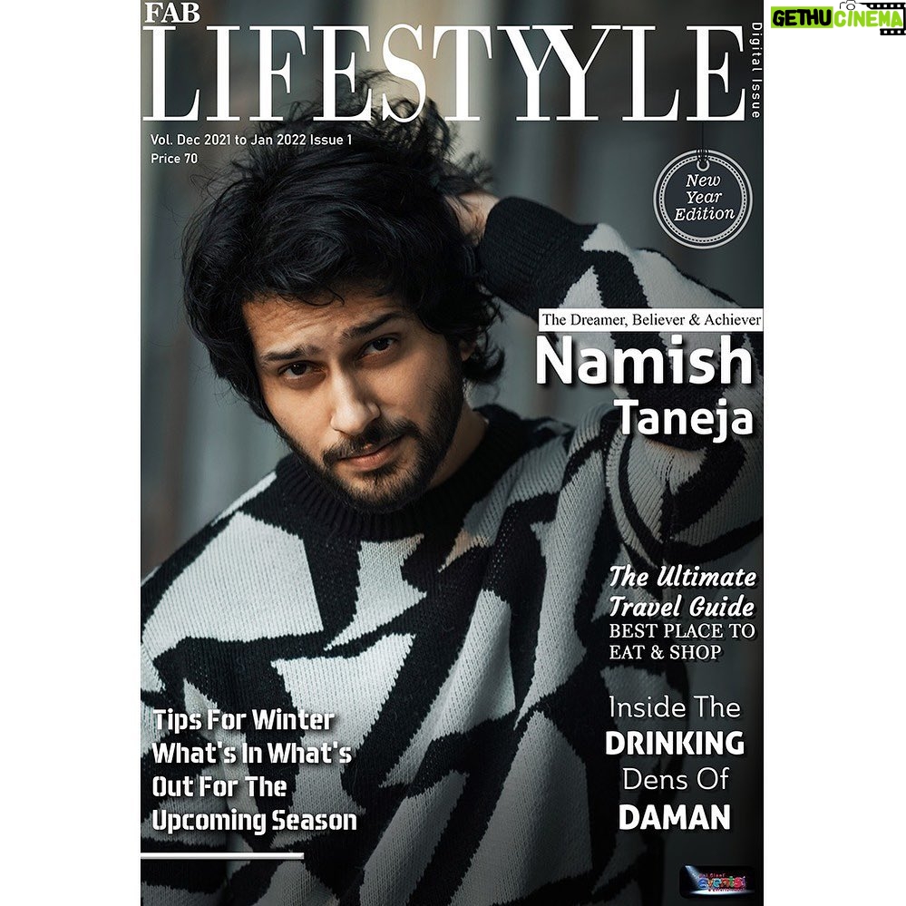 Namish Taneja Instagram - Hello January !! Welcome "THE DREAMER, BELIEVER & ACHIEVER" ✨ The Edition Featuring your one and only @tanejanamish on the coverpage of JAN 2022 edition of @fablifestyylemagazine ! Watch out for more pics and exciting insider info in our upcoming JAN edition! Coverboy -@tanejanamish Magazine- @fablifestyylemagazine Founder @gaarimasinha Styled by @himanshhugill Makeup and hair by @faiyaz_ansariii Shot by @narenphotography Managed by @sannjuu @splendid_pr #namish#magazine #JAN #editorial #magazinecover #actress #TWM #fablifestyyle #theweddingmaantratwm #thewddingmaantramagazi#instagram # instamagazine #magazineshoot #digitalmedia #stylist #
