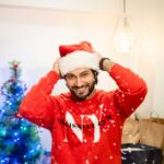 Namish Taneja Instagram - Your snowman 🎄🎉🎁🎊 #allbecauseofmyfans