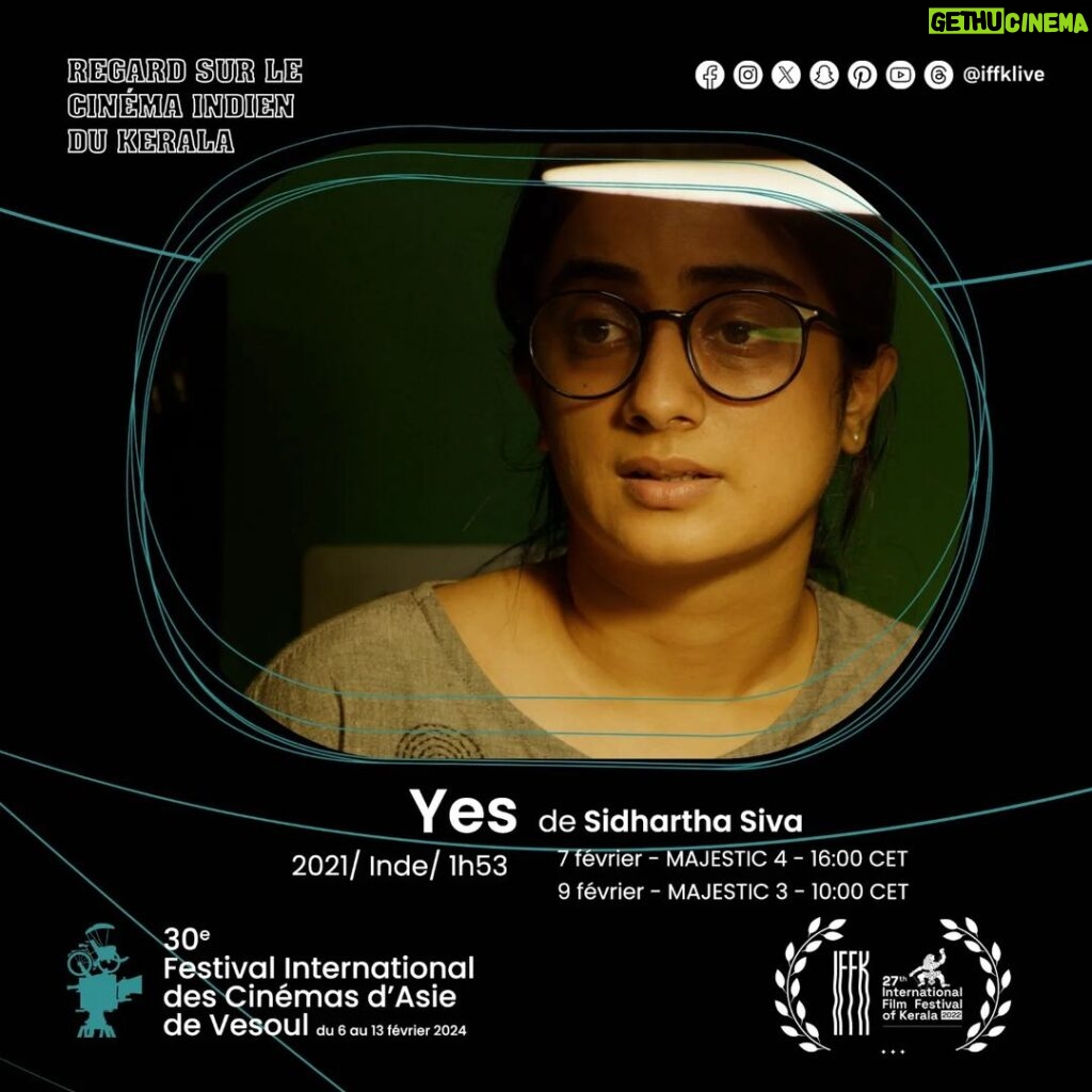 Namitha Pramod Instagram - Sidhartha Siva's Yes/Aanu/ആണ് had its world premiere at @iffklive 2022 & depicts the dilemmas experienced by two women as their short interaction opens up connections that they weren’t aware of. As their conversation progresses, their lives merge to give a new meaning to their existence. 🇮🇳 🇫🇷 #FICA3OANS #FICA2024 #FICA #Vesoul #FicaVesoul #IFFK #26IFFK #27IFFK #CinemaAsiatique #AsianCinema #Asie #India #Inde #Cinemalndien #KeralainVesoul #MalayalamCinema Cinéma Majestic Vesoul