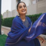 Namitha Pramod Instagram - Heart is full 🌏❣️ 📷: @merin__georg Styled by : @rashmimuraleedharan Wearing : @pastelsdesignstudio Jewellery: @pureallure.in MUA : Yours truly ❣️ #event #film #backtomybasicsleekhair