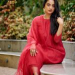 Namitha Pramod Instagram - ♥️ 📷: @rahul_raj_._r Styled by ; @rashmimuraleedharan Wearing : @silpaa.in #filmpromotions #rajni #primevideo