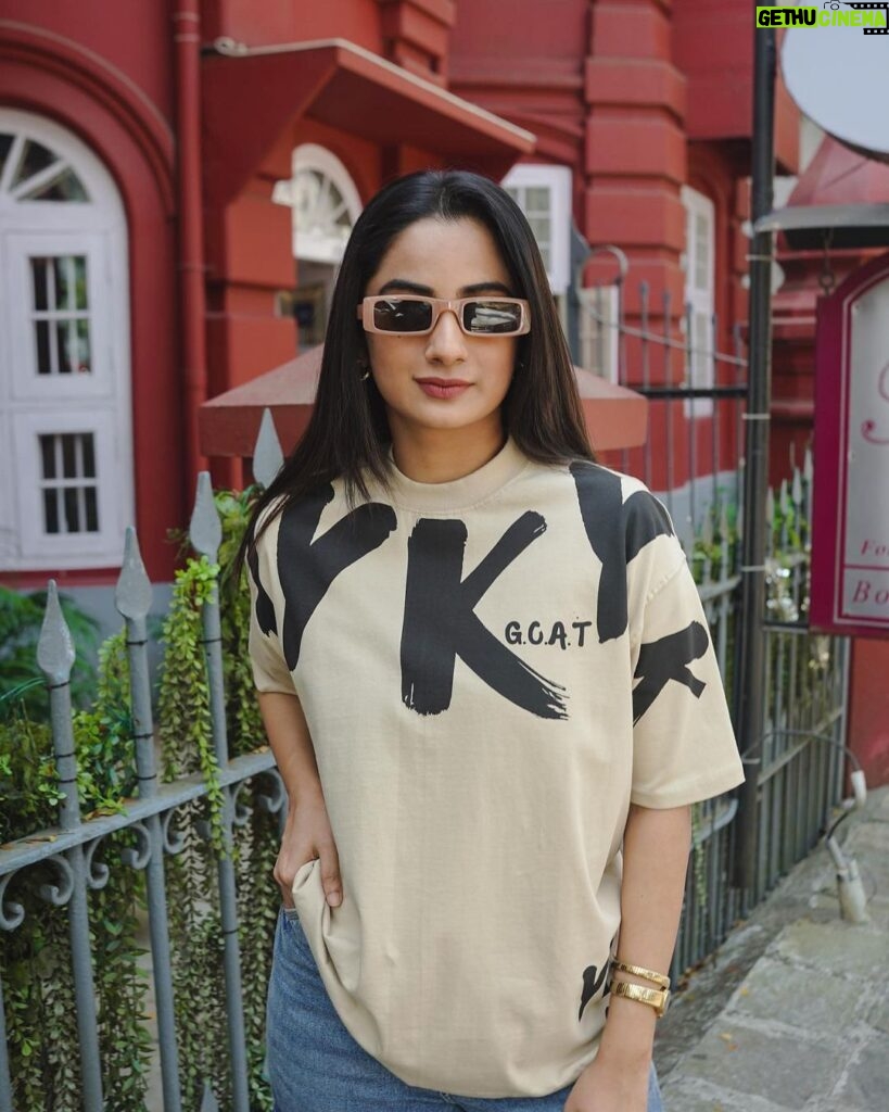 Namitha Pramod Instagram - Stepping into Valentine’s Day with a swag 💥 Can you crack those Gen z slang words on my teeeeee🥶 Wearing: @peprikkaindia