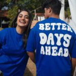 Namitha Pramod Instagram – Welcoming Valentines Day collections with @peprikkaindia ❣️
Get our trendy puff print ` BETTER DAYS AHEAD TEE’ for your love 💕 
In frame : @nami_tha_ , @nikhil.antonyyy 

Shop us : www.peprikka.com
#limitedstock