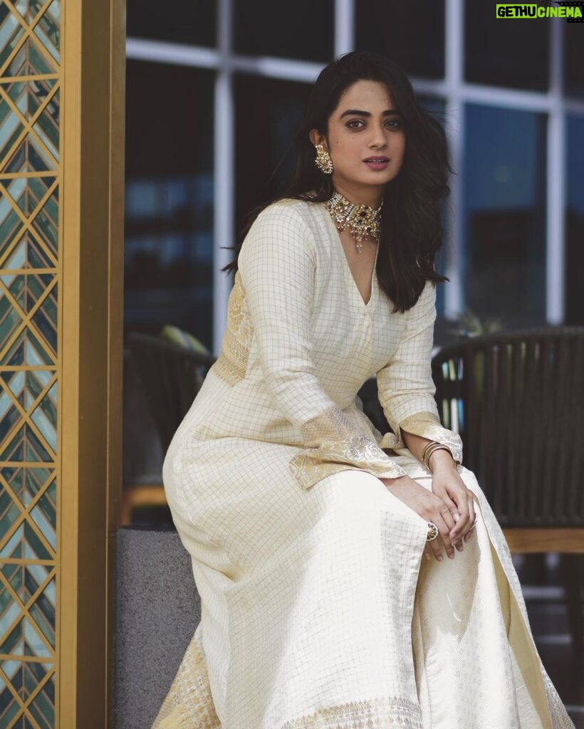 Namitha Pramod Instagram - Thank you Thrissur for all your love ❣✨ Wearing : @lisdesigns.in Accessories: @pureallure.in Styled by : @rashmimuraleedharan Captured by : @her_captain__ #inaguration2021