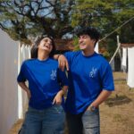 Namitha Pramod Instagram - Welcoming Valentines Day collections with @peprikkaindia ❣️ Get our trendy puff print ` BETTER DAYS AHEAD TEE’ for your love 💕 In frame : @nami_tha_ , @nikhil.antonyyy Shop us : www.peprikka.com #limitedstock