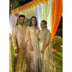 Namrata Shirodkar Instagram – Mehendi night!! ✨ Good times with friends and family! Wishing this beautiful couple a lifetime of happiness and togetherness. ❤️ #HavyaVahini #NishantPaturi

Jewellery: @pmj_jewels 
Outfit: @falgunishanepeacock