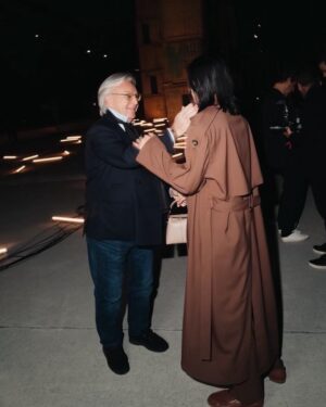 Nana Eikura Instagram - I was happy to meet you in Milan.

@walterchiapponi @tods 
#TodsFW23 #TodsItalianFeeling #Tods