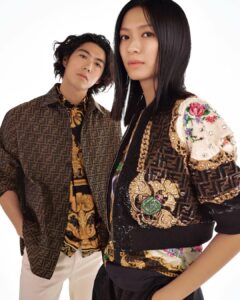 Nana Eikura Instagram - NANA EIKURA, @kento_kaku In @fendi With @harpersbazaarjapan Styling @miyuki_blue @arata0719 Hair @kenichiforsenseofhumour Makeup @sadaito