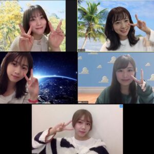 Nanase Nishino Instagram - 昨日は天気が良かったので、換気しながらお家掃除したり 収納の見直しができました。
夜はスイカでzoom
みんなの顔を見ながら喋れて楽しかったー！🍉🍉