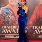 Nancy Isime Instagram - T R A I L B L A Z E R🏆 Still basking in the beauty that is Last Sunday Night💙 These slides only tell a fraction of how blessed I felt and still feel🦋 Shoutout to my Day 1’s, My OG’s before IG @vokepetra @fugganugga @kunleremiofficial (Congratulations fellow trailblazer😁) To the dream team: @bibyonce @dv_hairsalon @officialphotofreak @johneke_ Thank you for adding so much beauty to an already beautiful day💙 For the congratulatory messages, comments, Stories/post, you guys have showered me with since Sunday, Thank You!🥰 God remains the Greatest🙏🏽