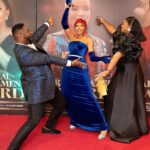 Nancy Isime Instagram - T R A I L B L A Z E R🏆 Still basking in the beauty that is Last Sunday Night💙 These slides only tell a fraction of how blessed I felt and still feel🦋 Shoutout to my Day 1’s, My OG’s before IG @vokepetra @fugganugga @kunleremiofficial (Congratulations fellow trailblazer😁) To the dream team: @bibyonce @dv_hairsalon @officialphotofreak @johneke_ Thank you for adding so much beauty to an already beautiful day💙 For the congratulatory messages, comments, Stories/post, you guys have showered me with since Sunday, Thank You!🥰 God remains the Greatest🙏🏽