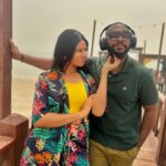Nancy Isime Instagram - Last Thursday of the month and a good day to throwback to Life during production of my 1st project of 2024❤️ #LifeOfAnActor #SetLife