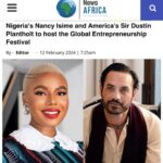 Nancy Isime Instagram - I am thrilled to announce my nomination in Africa as one of the hosts for the Global Entrepreneurship Festival, alongside the esteemed Sir. Dustin Plantholt. This historic event is set to take place during the Global Entrepreneurship Week in November 2024, at the Prestigious Entrepreneurship Village in Nigeria. To learn more about this exciting festival and to join us in celebrating entrepreneurship on a global scale, visit www.globalentrepreneurshipfestival.com. Also follow us on social media @globalentrepreneurshipfestival to stay updated on all the latest news and announcements. Let’s ignite the spirit of entrepreneurship together! #GEF #GlobalEntrepreneurshipFestival #GlobalEntrepreneurshipWeek