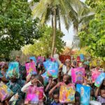 Nancy Isime Instagram - On my way to my New Year Holiday destination, as we drove through the beach front community to the resort in Ouidah, I saw a bunch of Happy Kids just running around, playing, waving and just being Kids. That picture lingered in my heart for a minute, I wanted to be a part of the Children’s Joy, to be a reason they have even bigger smiles and a wonderful New Year! So I asked my Lodge’s owner and manager if it was okay to have a mini party for the Kids and mothers of the community. I asked for a figure(number of kids &Mothers), booked the venue(the resort’s beachfront), arranged for some bags of rice, oil and a chef to cook some local delicacy for the kids, sent for gift items from Lagos and arranged to have it transported to me and Voila! Lunch with Nancy was brought to Reality! As hectic as it looks, I had such a great time! My heart bursting with Joy!😄🥰 Of all the Gifts of the Spirit, Love, Joy, Peace, Kindness and Goodness remain my Favorites and I do everything in my power to practice these everyday and everywhere I go. I’m thankful to God for causing my plans and Idea for this day to come to fruition even under such short notice and barely any planning. I’m thankful to the resort’s owner, Manager & Staff for doing everything in their power to see to its success. I’m very thankful to the mothers & kids of the Laguna, Ouidah community for letting me partake in their Joy and start their New Year with some goodies..Even with the language barrier and me being a complete stranger, my invitation was still honored and respected. Shoutout to my girl Adaora for agreeing under such short notice to bring the gift items over as well as help me out during our mini lunch party. Shoutout to my amazing team for co-ordinating/helping with the market runs for the gift items. God is the Kindest❤️ I hope this inspires you to look around and make a difference even while on Holiday☺️ Ouidah, Bénin