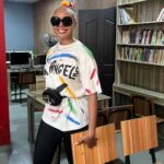 Nancy Isime Instagram - By the Grace of God and according to his riches in glory, I donated and Commisioned an upgraded Library to @lisacademyng on my 32nd birthday. When I celebrate in Schools, I always ask what could be done to make the kids happier during their school sessions, the founder of Let It Shine Academy told me of the need of a Proper Library and we swung into action. I hadn’t seen the Library until the commissioning and trust me when I say it took a lot for me not to start bawling because of how impressed and happy my heart was. All the glory belongs to God who remains the wind beneath my wings. Big shoutout to the founder, staff and kids of this amazing academy for letting God use me to bring this into fruition for them. I pray that this Library will bring forth great minds and brilliant scholars!❤️