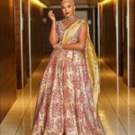 Nancy Isime Instagram - Namaste 🙏🏽🥰❤️ HOST WITH THE MOST FOR ALL THE POSITIVE REASONS🥰 Hosting duties for Tolaram’s 75th Anniversary❤️ Styled By: @medlinboss Makeup: @bibyonce Photographed By: @officialphotofreak