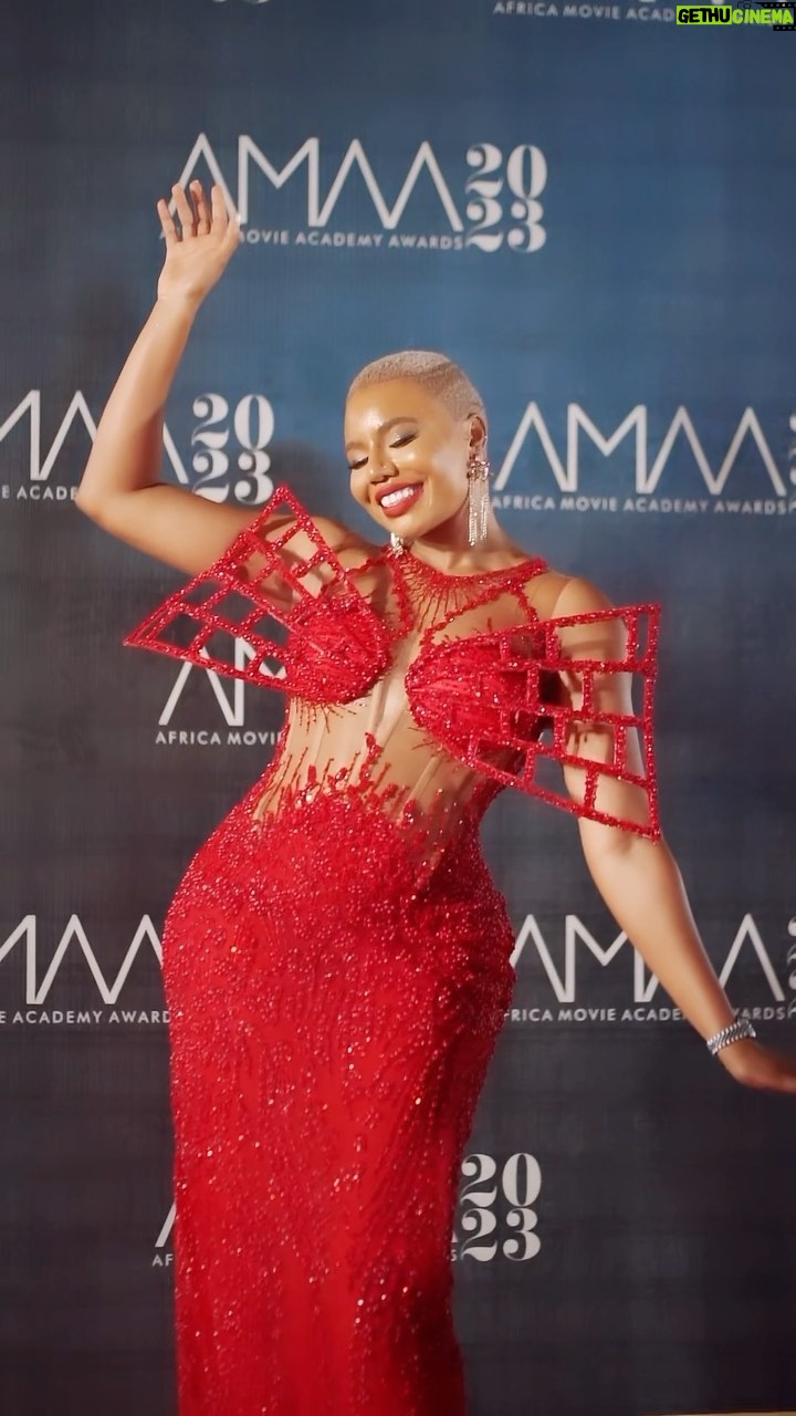 Nancy Isime Instagram - For the Love of RED❤️ Absolutely loved my second and final look for AMAA Awards 2023😍 #HostWithTheMost👑 #HostingDuties🎤 Stylist: @medlinboss Outfit: @emaginebybukola Makeup: @tmtbylayinka Shot by: @johneke_