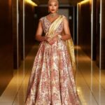 Nancy Isime Instagram - Namaste 🙏🏽🥰❤️ HOST WITH THE MOST FOR ALL THE POSITIVE REASONS🥰 Hosting duties for Tolaram’s 75th Anniversary❤️ Styled By: @medlinboss Makeup: @bibyonce Photographed By: @officialphotofreak
