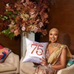 Nancy Isime Instagram - Namaste 🙏🏽🥰❤️ HOST WITH THE MOST FOR ALL THE POSITIVE REASONS🥰 Hosting duties for Tolaram’s 75th Anniversary❤️ Styled By: @medlinboss Makeup: @bibyonce Photographed By: @officialphotofreak