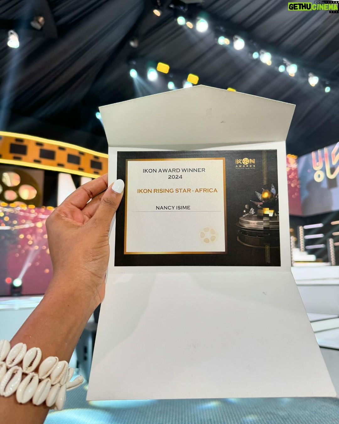 Nancy Isime Instagram - AFRICA RISING STAR ✨ In order to achieve world dominance, one must first dominate their roots. One step at a time, One day at a time, One Intentional Seed at a time. Soon, the Global Stage will be home to Us🪄 Proudly Nigerian, Proudly African 👑 Thank you @ikonawards , Thank you Uganda ❤️ God remains the Greatest🙏🏼 Kampala, Uganda, East Africa