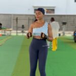Nancy Isime Instagram - Sweaty, FIT, Happy AF🥰 Swipe to Train like Nancy💪🏽 Shebi I warned you guys that when Chubby Bolanle exits and Fit Lean Nancy returns, una no go hear word again😂😂 Be prepared for back to back Fitness content🤪 Trainer: @kemenfitness