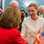 Nancy Pelosi Instagram - America and Denmark have stood with Ukraine in the fight for Democracy and we must continue to work together to advance security around the world. It was a privilege today to join Prime Minister of Denmark Mette Frederiksen and Rep. Steny Hoyer to speak about the US-Denmark partnership.