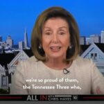 Nancy Pelosi Instagram - Last night, I joined MSNBC’s All In With Chris Hayes to speak about the Republican’s reckless and unpopular agenda and the power of young people in politics.
