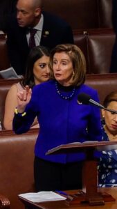 Nancy Pelosi Instagram - Today, I spoke on the Floor to affirm that every child, regardless of gender identity, deserves a chance to be part of a team. Republicans dangerous bill puts transgender kids in harms way and puts Politics Over Participation.