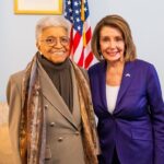 Nancy Pelosi Instagram - It was my privilege today to meet with Former President Ellen Johnson Sirleaf, the first woman ever elected as head of state for an African country. As we mark International Women’s Day, we celebrate President Sirleaf’s work to relentlessly to break down barriers — ensuring women's voices are heard.